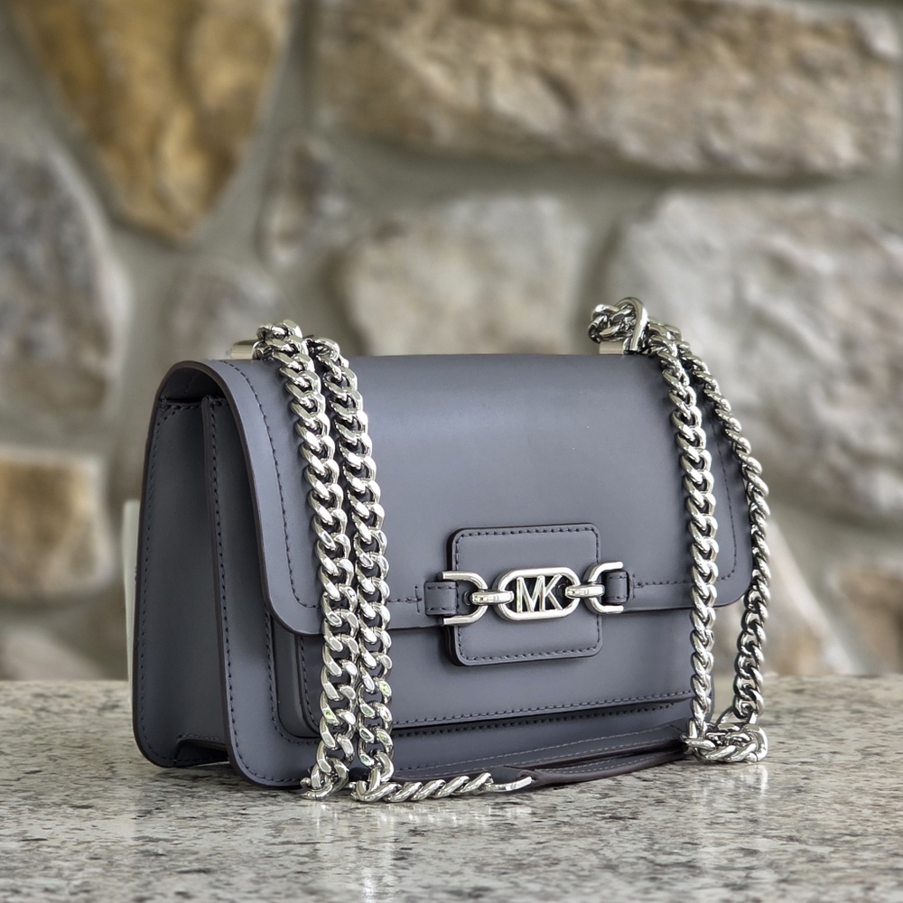 Michael Kors Heather Large Grey Crossbody